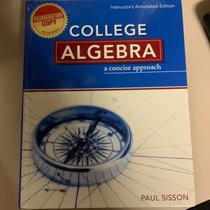 college algebra text book